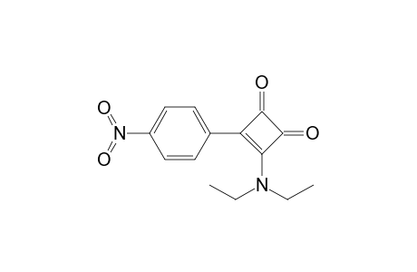 4-(4-Nitrophenyl)-3-diethylamino-3-cyclobuten-1,2-dione