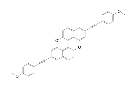 (R)-6,6'-Bis(4-methoxyphenylethynyl)-[1,1']binaphthalenyl-2,2'-diol