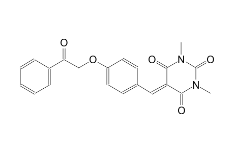 1,3-dimethyl-5-[4-(2-oxo-2-phenylethoxy)benzylidene]-2,4,6(1H,3H,5H)-pyrimidinetrione