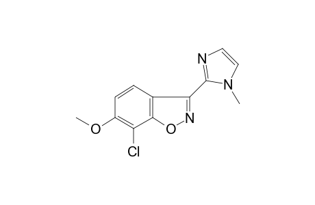 7-chloro-6-methoxy-3-(1-methylimidazol-2-yl)indoxazene