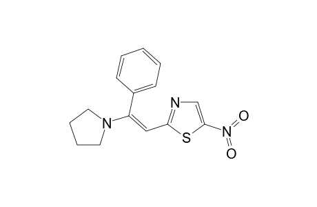 (E)-1-[2-(5-Nitrothiazol-2-yl)]-1-phenylvinyl}pyrrolidine