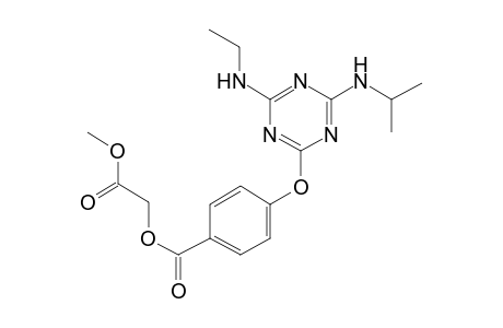 2-Methoxy-2-oxoethyl 4-{[4-(ethylamino)-6-(isopropylamino)-1,3,5-triazin-2-yl]oxy}benzoate