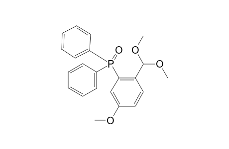 1-(dimethoxymethyl)-2-diphenylphosphoryl-4-methoxy-benzene