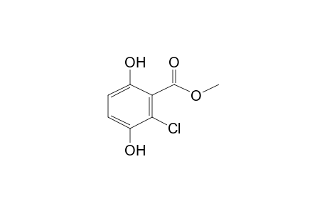 2-Chloro-3,6-dihydroxy-benzoic acid, methyl ester
