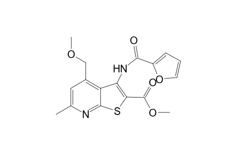 3-(2-furoylamino)-4-(methoxymethyl)-6-methyl-thieno[2,3-b]pyridine-2-carboxylic acid methyl ester