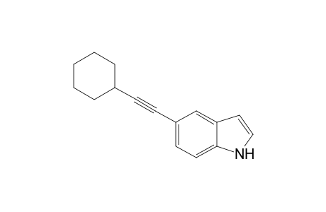 5-(Cyclohexylethynyl)-1H-indole