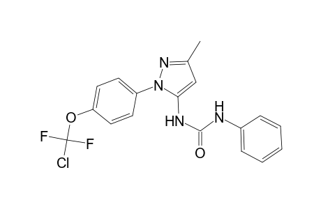 urea, N-[1-[4-(chlorodifluoromethoxy)phenyl]-3-methyl-1H-pyrazol-5-yl]-N'-phenyl-