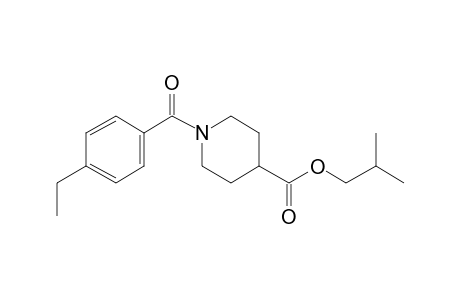 Isonipecotic acid, N-(4-ethylbenzoyl)-, isobutyl ester