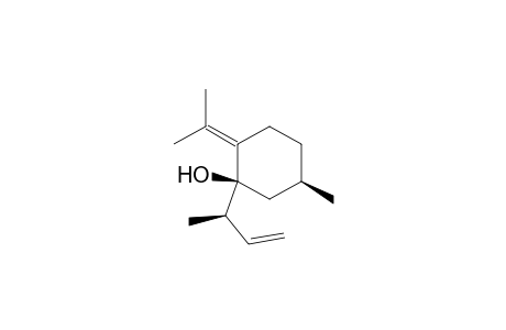 (+)-(1S,5R)-1-((1R)-1-methyl-2-propen-1-yl)-2-(1-methylethylidene)-5-methylcyclohexanol