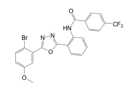 2'-[5-(2-Bromo-5-methoxyphenyl)-1,3,4-oxadiazol-2-yl]-alpha,alpha,alpha-trifluoro-p-toluanilide