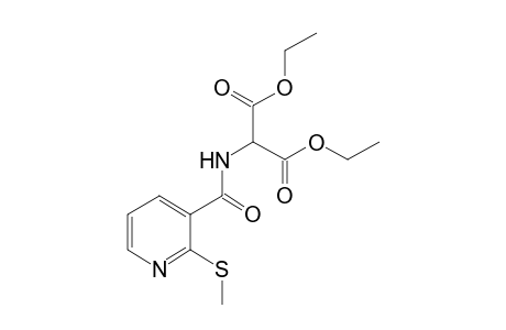[2-(methylthio)nicotinamido]malonic acid, diethyl ester