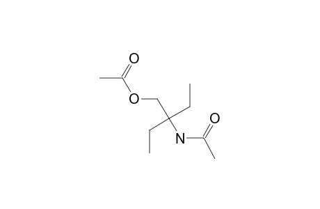 2-Amino-2-ethylbutan-1-ol, N-acetyl-, acetate