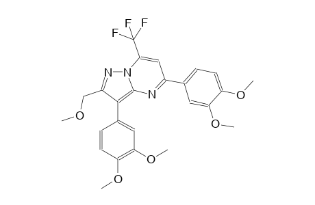 pyrazolo[1,5-a]pyrimidine, 3,5-bis(3,4-dimethoxyphenyl)-2-(methoxymethyl)-7-(trifluoromethyl)-