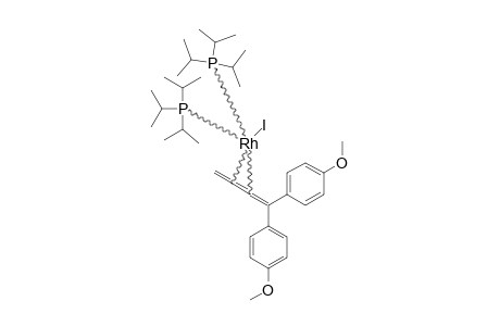 TRANS-[RHI(2-ETA-H2C=C=C=C(PARA-C6H4OME)2)(P-(ISO-PROPYL)3)2]