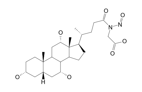 Glycine, N-choloyl-N-nitroso-