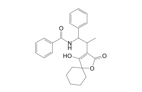 N-[2-(4'-Hydroxy-2'-oxo-1'-oxaspiro[4.5]dec-3'-en-3'-yl)-1-phenylpropyl]-benzamide