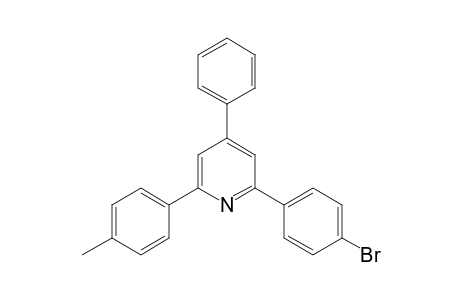 2-(p-bromophenyl)-4-phenyl-6-p-tolylpyridine