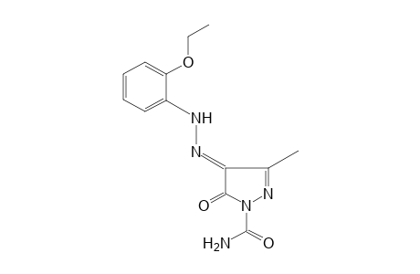 4-[(o-ethoxyphenyl)hydrazono]-3-methyl-5-oxo-2-pyrazoline-1-carboxamide