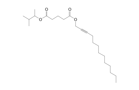 Glutaric acid, tridec-2-yn-1-yl 3-methylbut-2-yl ester