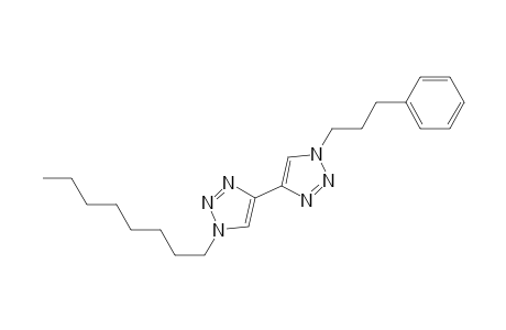 1'-(3-phenylpropyl)-1-(octyl)-1H,1'H-4,4'-bi-1,2,3-triazole