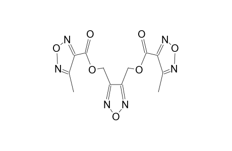 3,4-bis(3-methyl-4-furazanylcarbonyloxymethyl)furazane