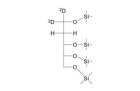 Pentitol-1,1-D2, 2-desoxy-tetrakis-O-(trimethylsilyl)-