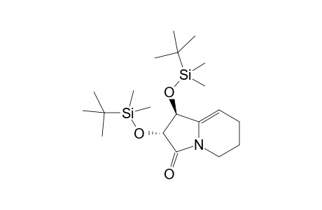 (1S,2R)-1,2-Bis[(tert-butyldimethoxysilyl)oxy]pyrrolizidin-8-ene-3-one