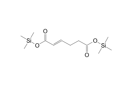 2-Hexenedioic acid, bis(trimethylsilyl) ester, (E)-