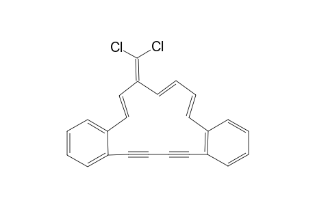 7H-Dibenzo[a,g]cyclopentadecene, 16,17,18,19-tetradehydro-7-(dichloromethylene)-, (E,E,E)-