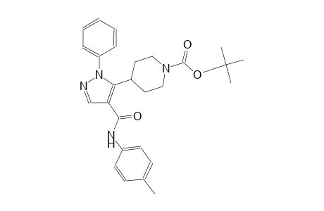 1-piperidinecarboxylic acid, 4-[4-[[(4-methylphenyl)amino]carbonyl]-1-phenyl-1H-pyrazol-5-yl]-, 1,1-dimethylethyl ester