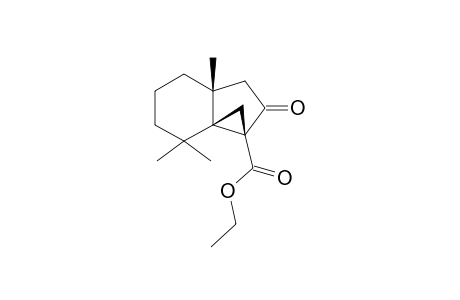 Ethyl 6,10,10-Trimethyl-4-oxo-tricyclo[4.4.0.0(1,3)]decane-3-carboxylate