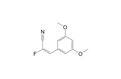 (E)-3-(3,5-Dimethoxyphenyl)-2-fluoroacrylonitrile