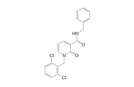 N-BENZYL-1-(2,6-DICHLOROBENZYL)-1,2-DIHYDRO-2-OXONICOTINAMIDE