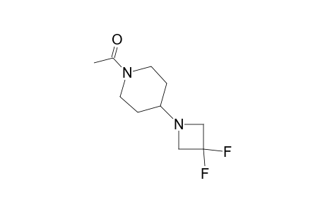 4-(3,3-Difluoroazetidin-1-yl)piperidine, N-acetyl-