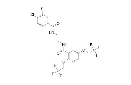 2,5-BIS(2,2,2-TRIFLUOROETHOXY)-3',4'-DICHLORO-N,N'-ETHYLENEBISBENZAMIDE