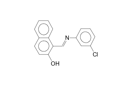 1-[N-(m-chlorophenyl)formimidoyl]-2-naphthol