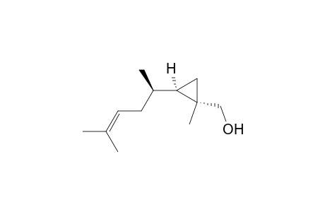 (1S*,2R*)-[1-Methyl-2-[(R*)-5-methylhex-4-en-2-yl]cyclopropyl]methanol