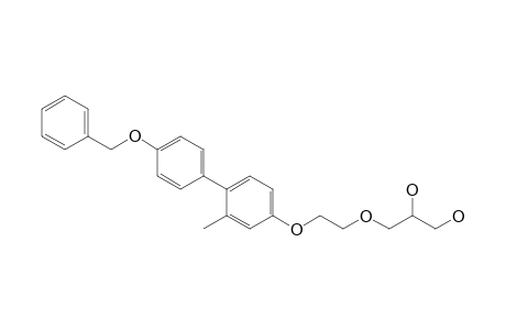 6-[4'-Benzyloxy-2-methylbiphenyl-4-yloxy]-4-oxahexane-1,2-diol