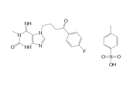 7-[3-(p-fluorobenzoyl)propyl]-1-methylisoguanine, p-toluenesulfonate