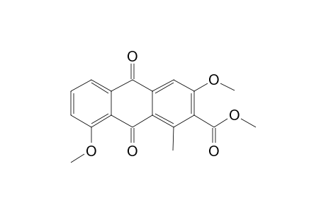 3,8-Dihydroxy-1-methyl-9,10-dioxoanthracene-2-carboxylic acid, methyl ester, dimethyl ether