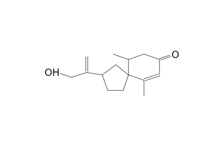 6,10-Dimethyl-2-(1-hydroxymethyl-vinyl)-[2R,5S,10R]-spiro[4.5]dec-6-en-8-one