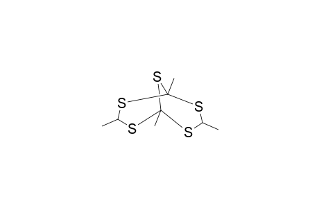 2,4,6,8,9-Pentathiabicyclo[3.3.1]nonane, 1,3,5,7-tetramethyl-