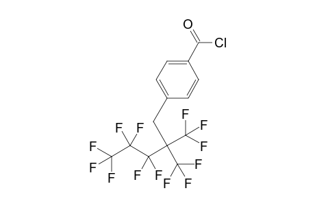 4-[3,3,4,4,5,5,5-heptafluoro-2,2-bis(trifluoromethyl)pentyl]benzoyl chloride