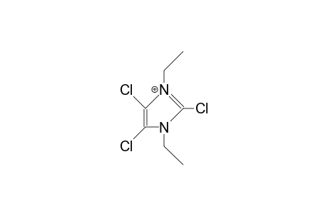 2,4,5-Trichloro-1,3-diethyl-imidazolium cation