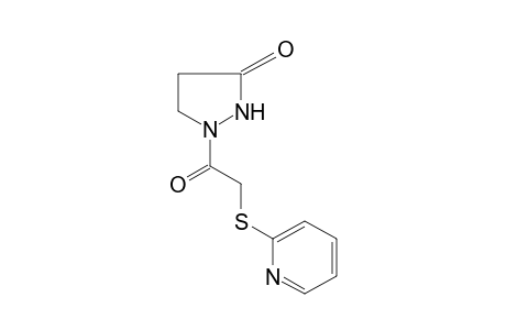 1-{[(2-pyridyl)thio]acetyl}-3-pyrazolidinone