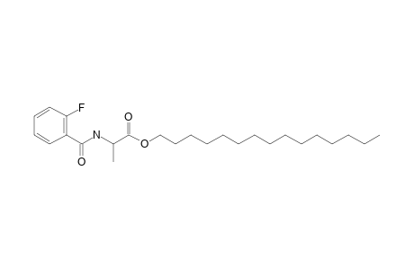 L-Alanine, N-(2-fluorobenzoyl)-, pentadecyl ester