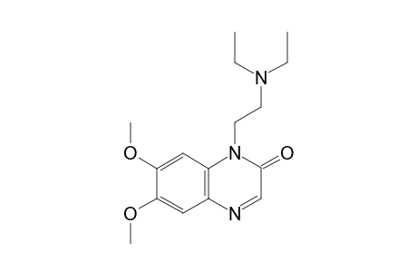 1-[2-(diethylamino)ethyl]-6,7-dimethoxy-2(1H)-quinoxalinone