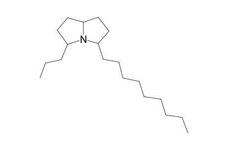 3-Nonyl-5-propylpyrrolizidine