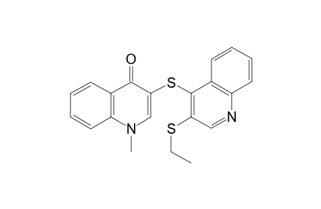 3-{[3-(ethylthio)-4-quinolyl]thio}-1-methyl-4(1H)-quinolone