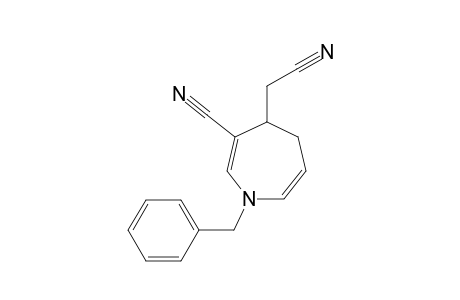 1-(benzyl)-4-(cyanomethyl)-4,5-dihydroazepine-3-carbonitrile